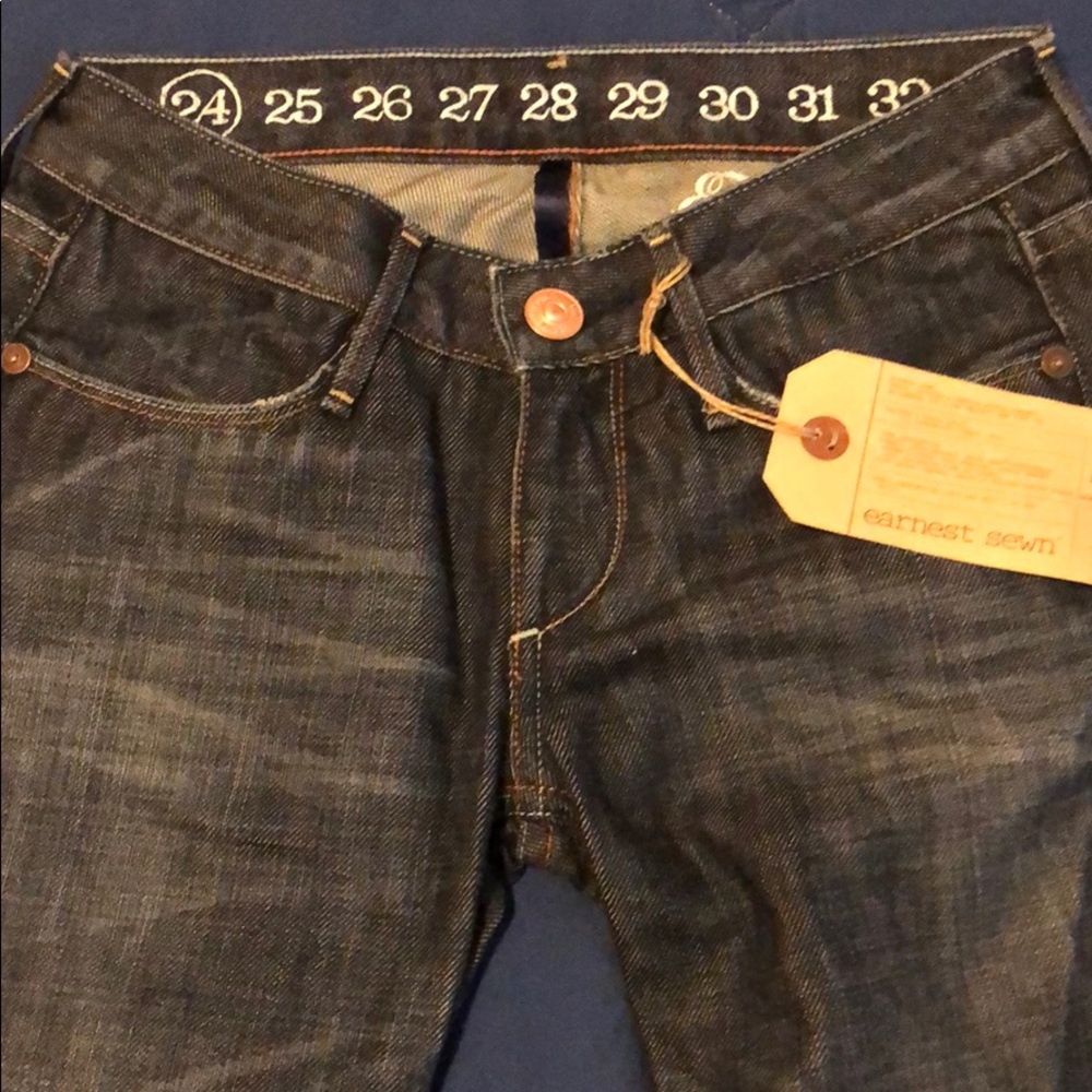 Earnest sewn straight leg denim
